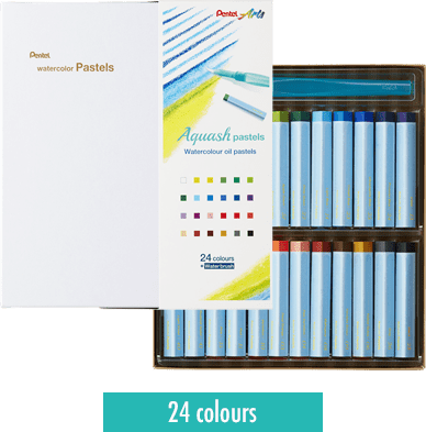 Aquash pastels (24 colors)