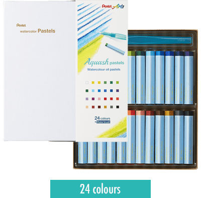 Aquash pastels (24 colors)